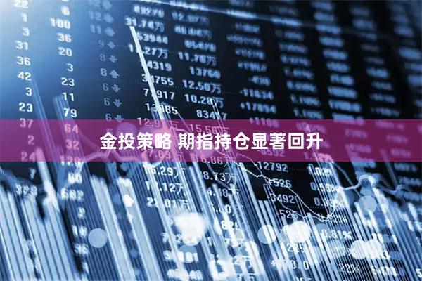 金投策略 期指持仓显著回升